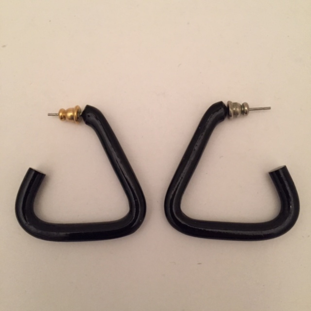 Geometric Acrylic Vintage Costume Earrings
